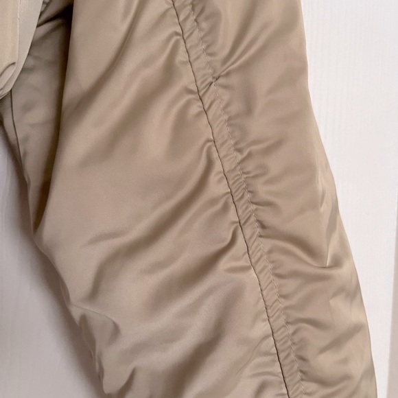 Zara Women's satin Champagne Bomber Jacket - Picture 8 of 11